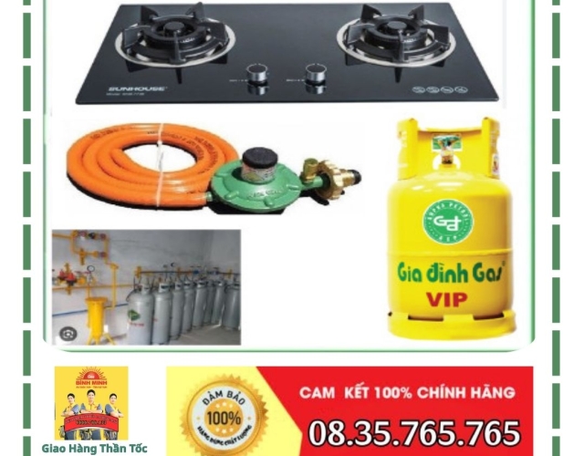Bộ bình bếp gas tiện lợi cho gia đình hiện đại
