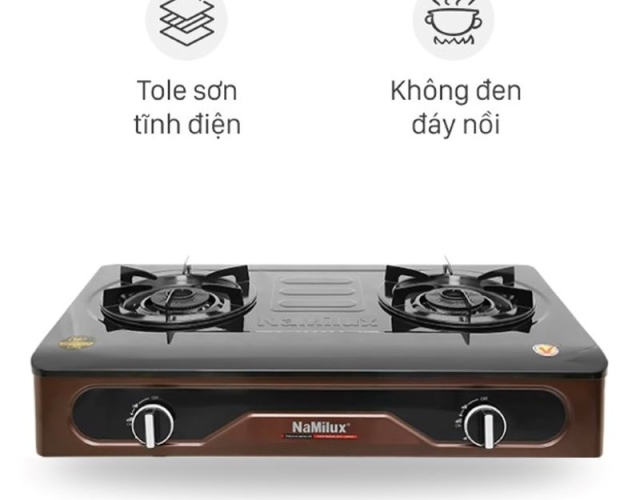 Các loại bếp gas đôi NaMilux bền, chất lượng và giá rẻ 