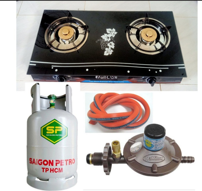 Bộ bình bếp gas đôi
