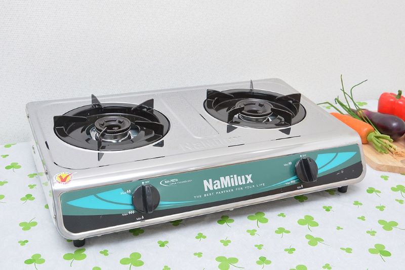 Các loại bếp gas đôi NaMilux
