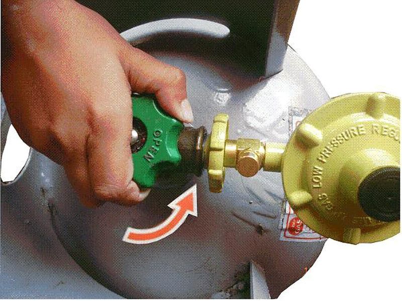 Cách khóa bình gas vặn như thế nào?