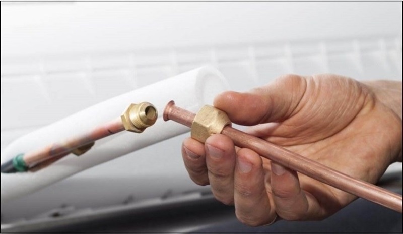 lắp đặt ống gas điều hòa