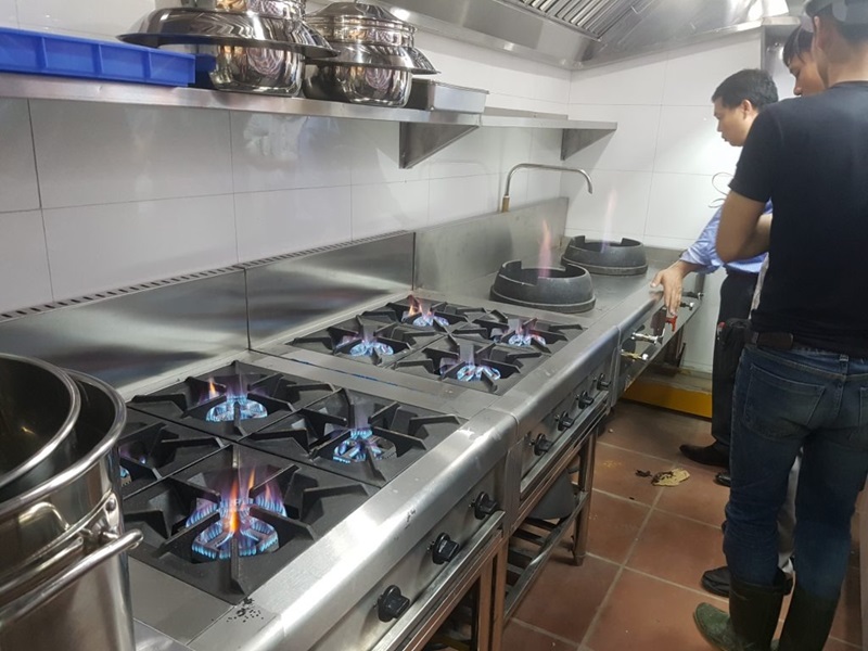 Tiêu chuẩn thiết kế hệ thống gas cho nhà hàng