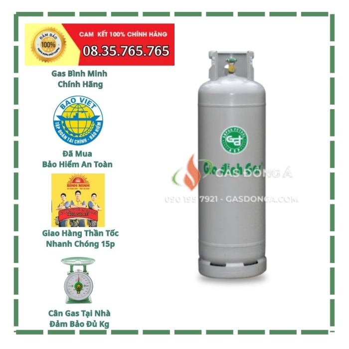 Gas Gia Đình Xám 45 Kg Hiệu Bình Minh
