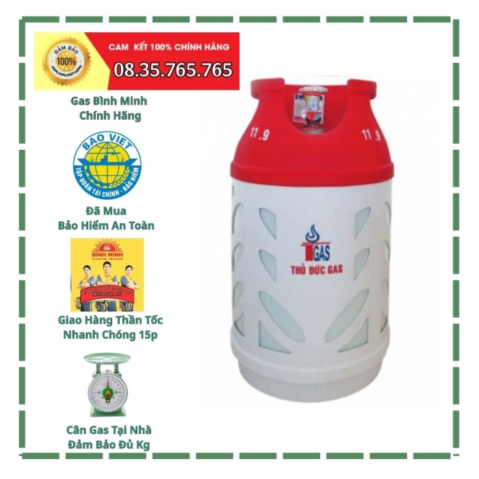 Bình Gas Thủ Đức Vỏ Bọc Nhựa 12kg